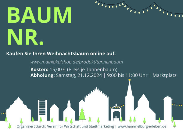 Weihnachtsbaum aus der Hammelburger Waldweihnacht